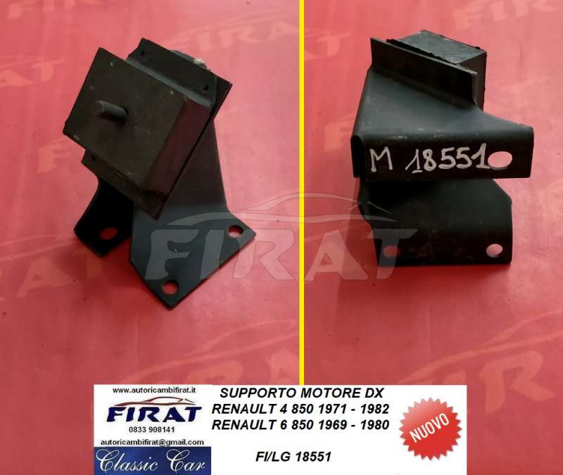 SUPPORTO MOTORE RENAULT 4 6 DX 18551